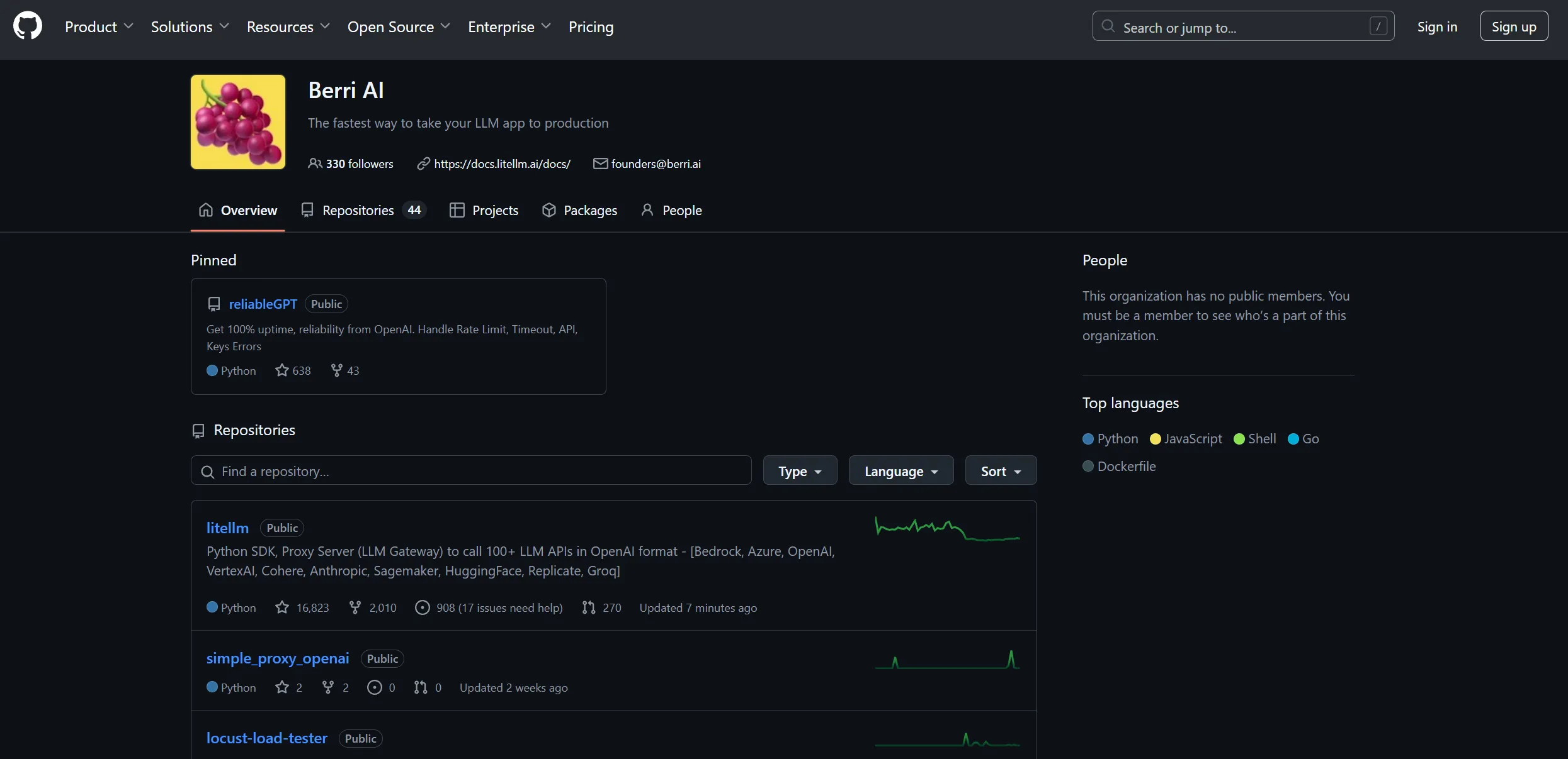 BerriAI-litellm screenshot