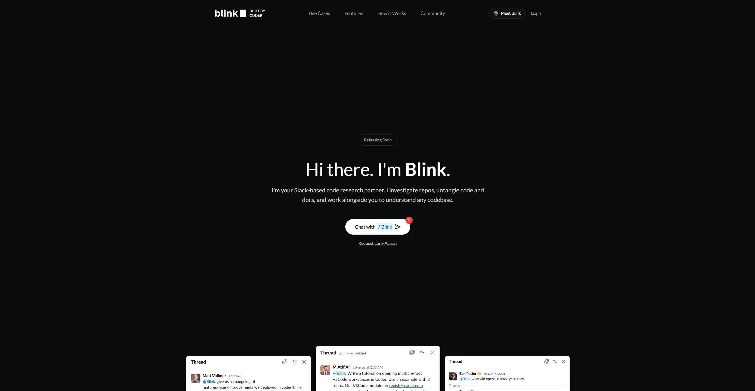 Blink screenshot