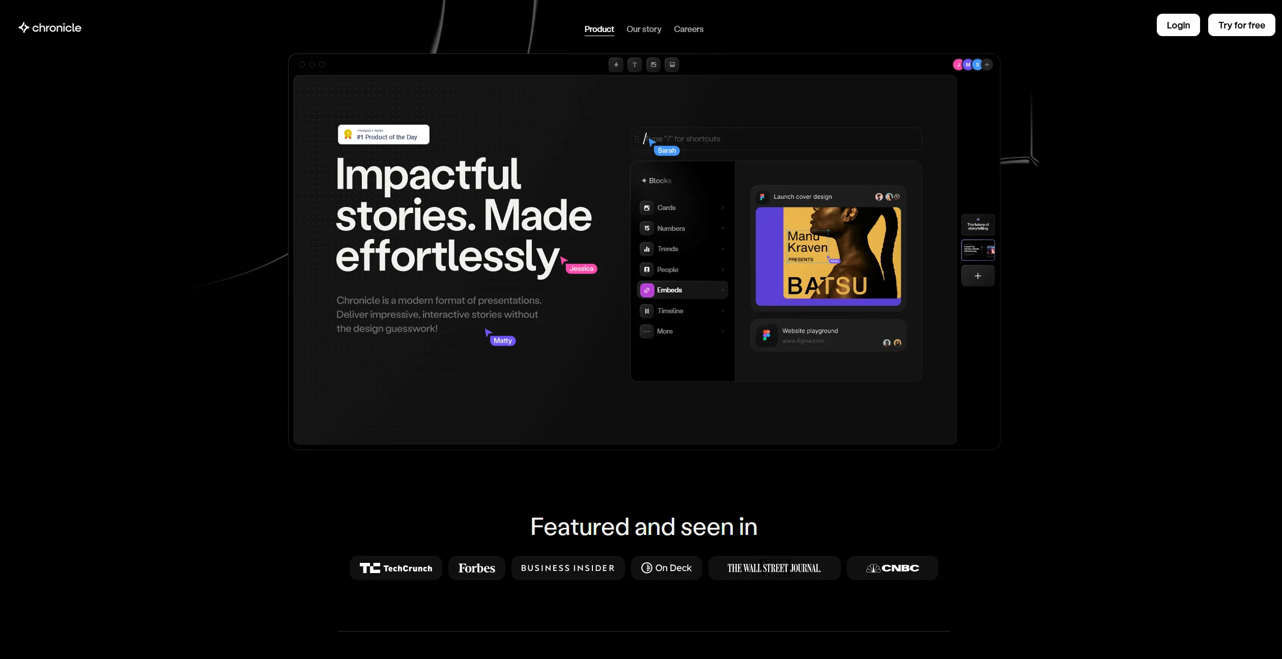 Chronicle screenshot