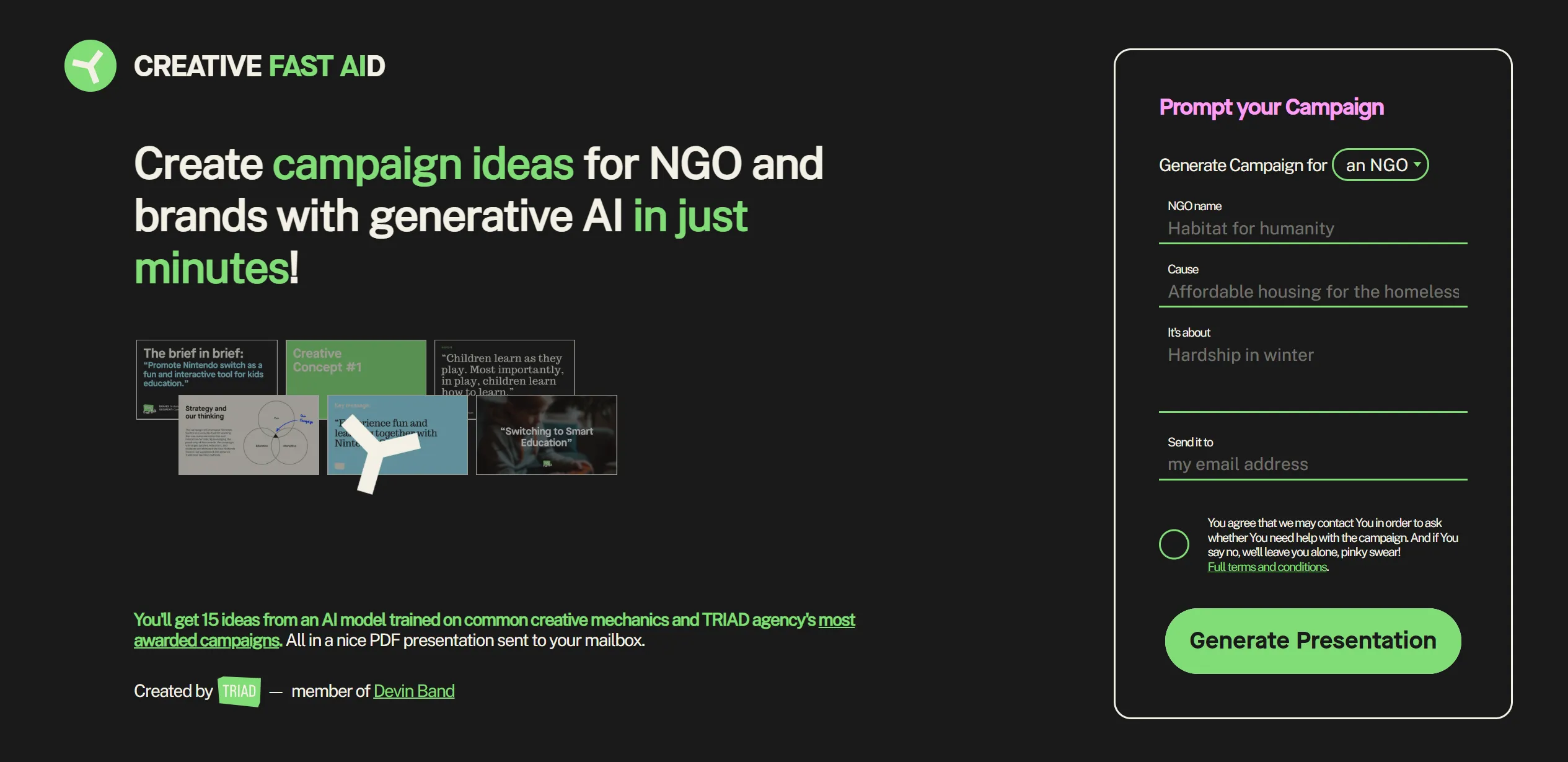 Creative Fast AID screenshot