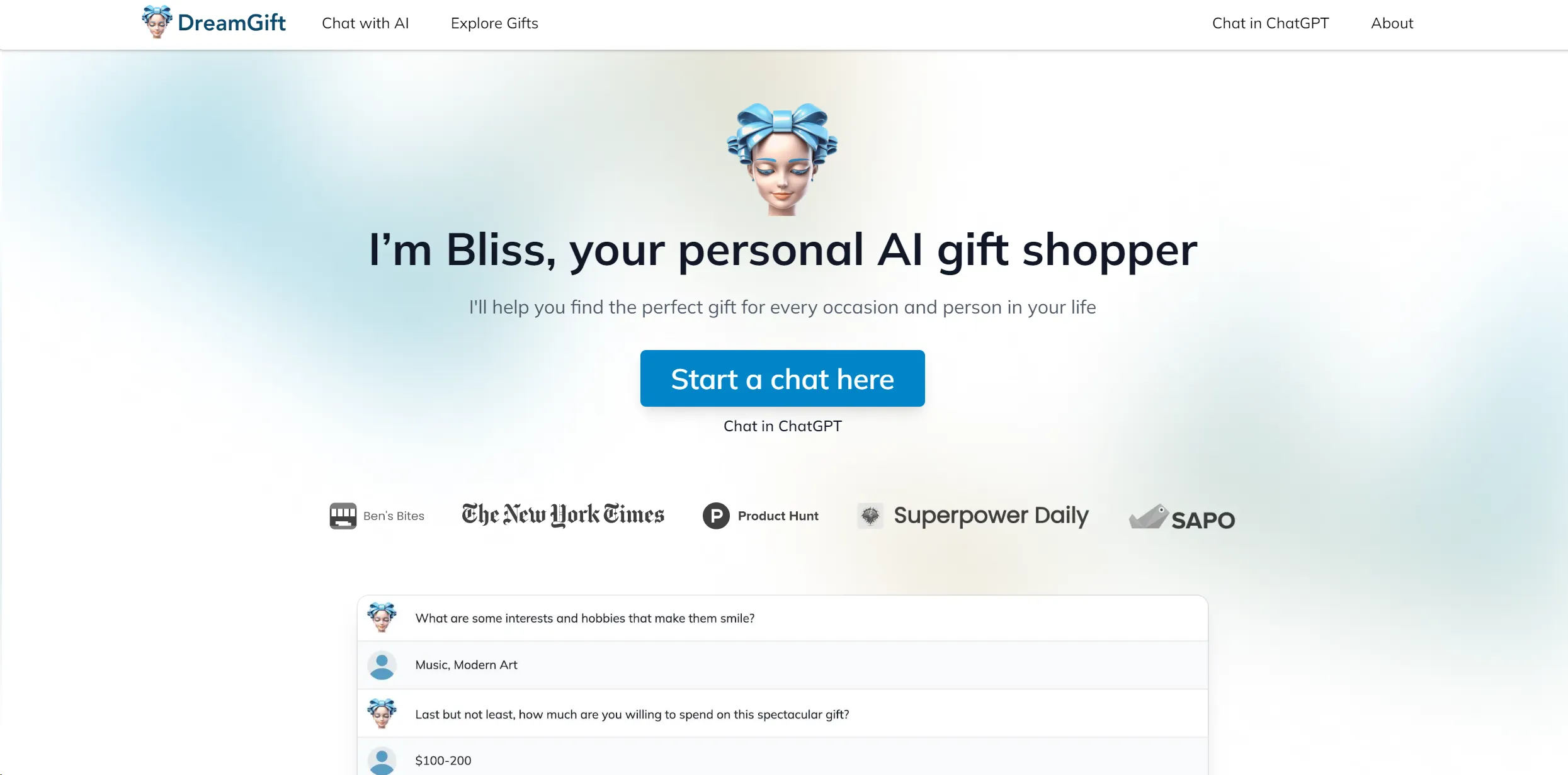 DreamGift screenshot