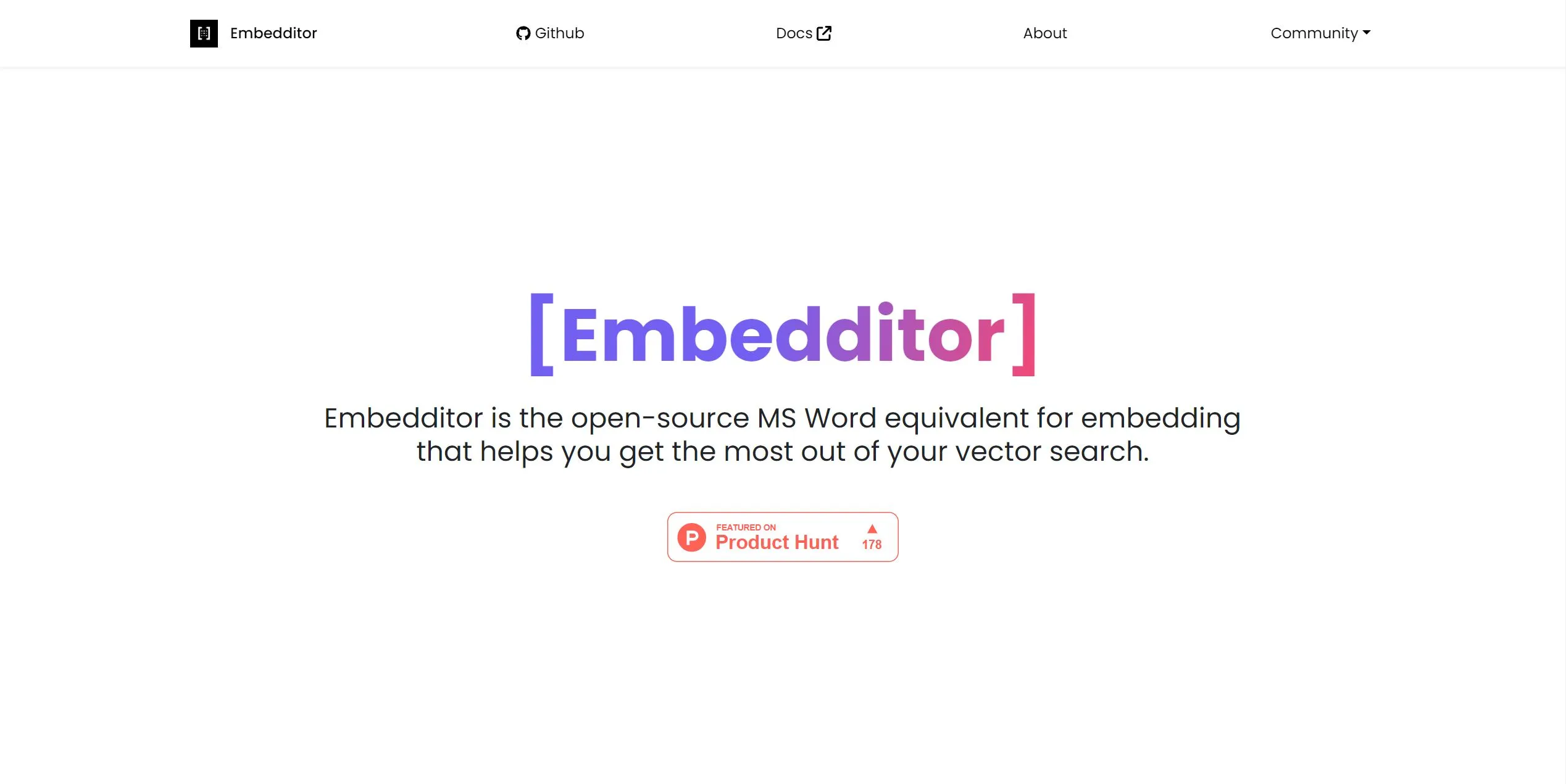 Embedditor screenshot