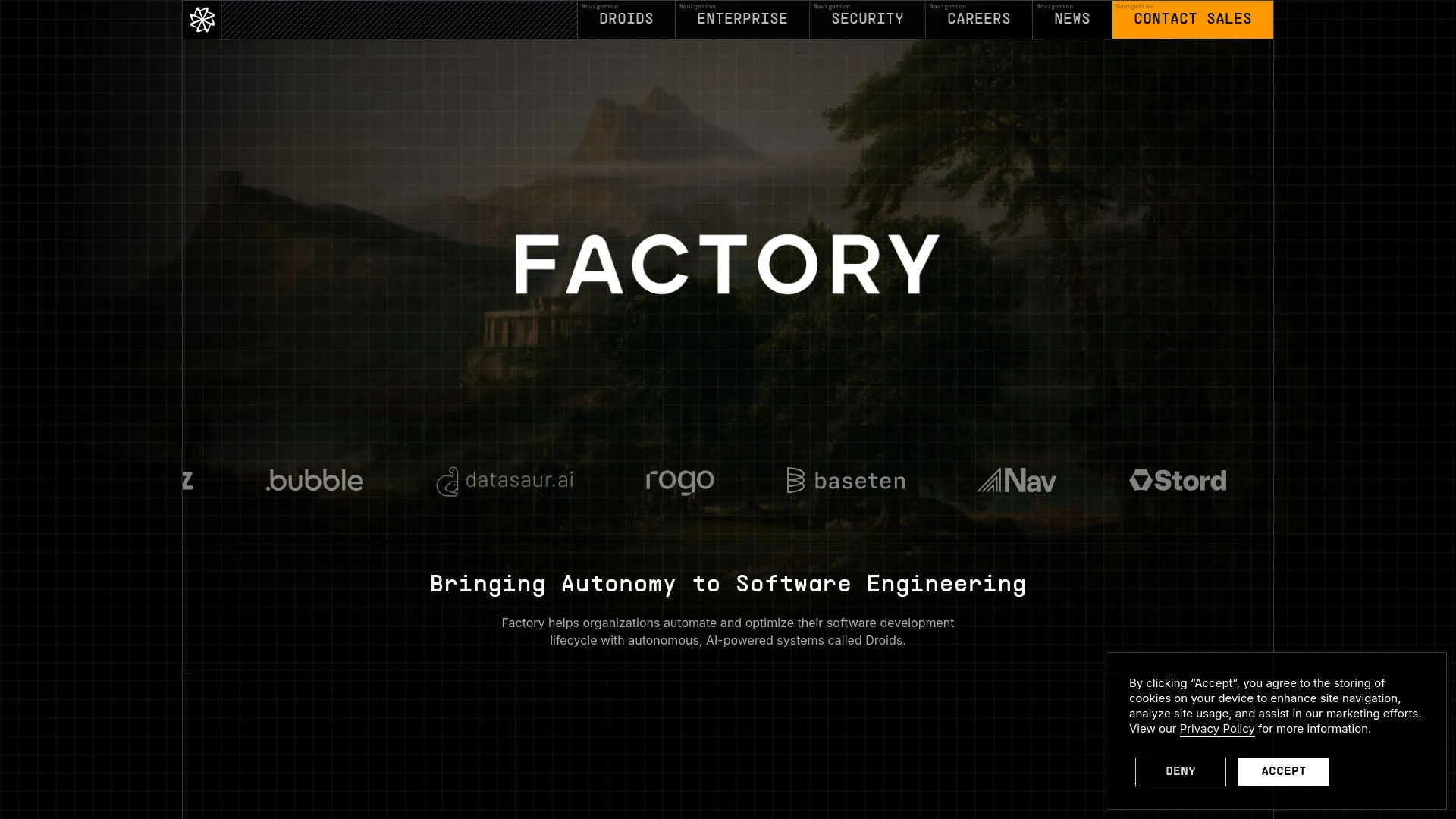 Factory screenshot
