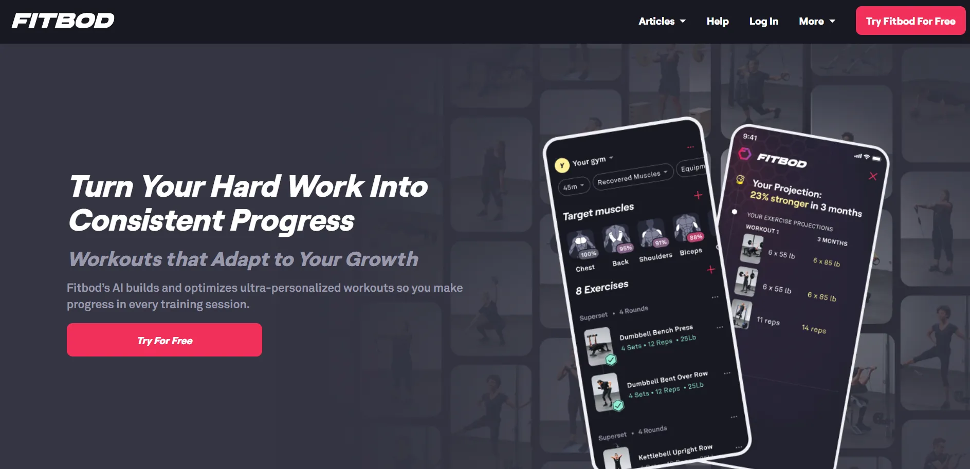 Fitbod screenshot