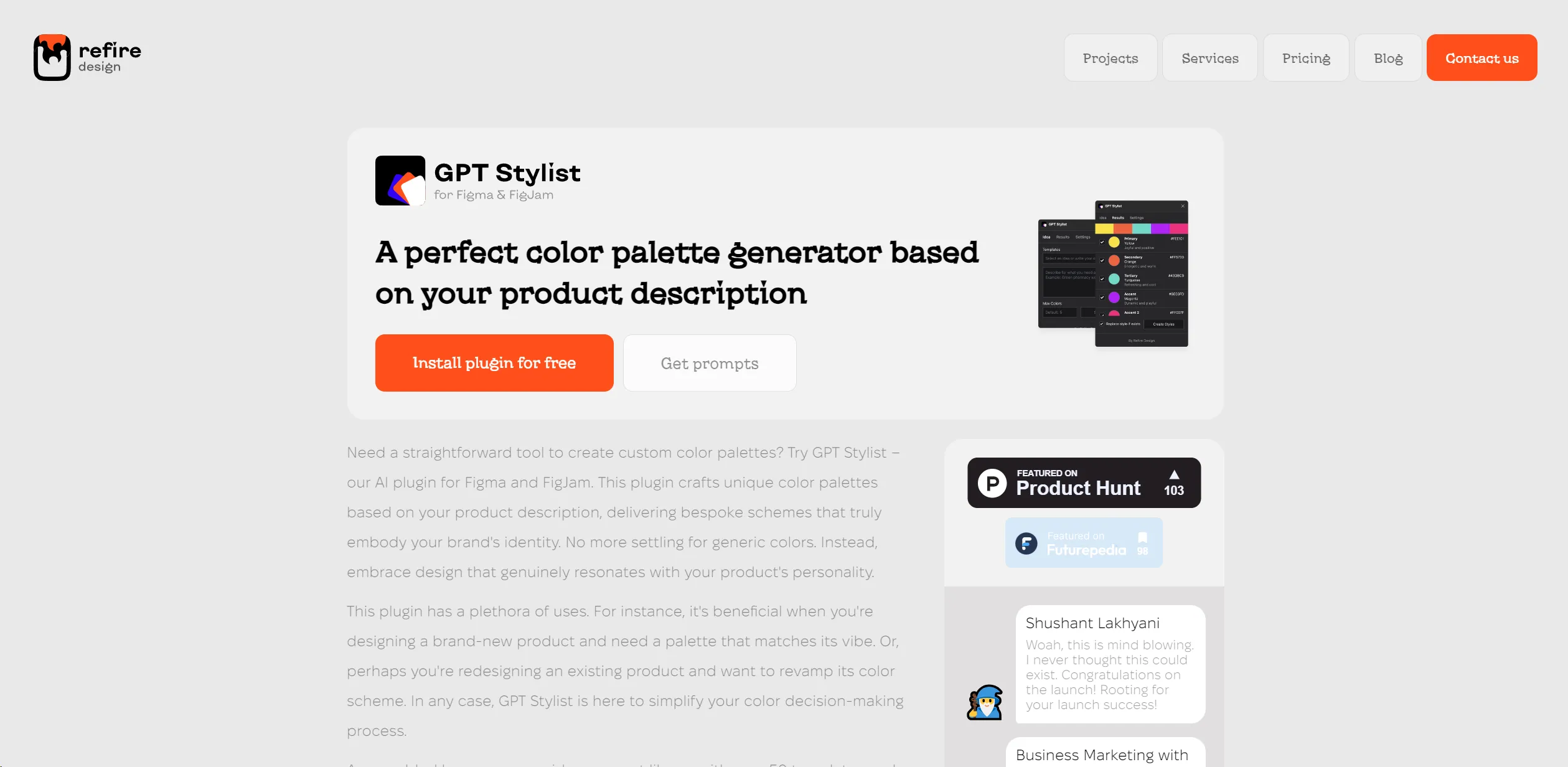 GPT Stylist screenshot