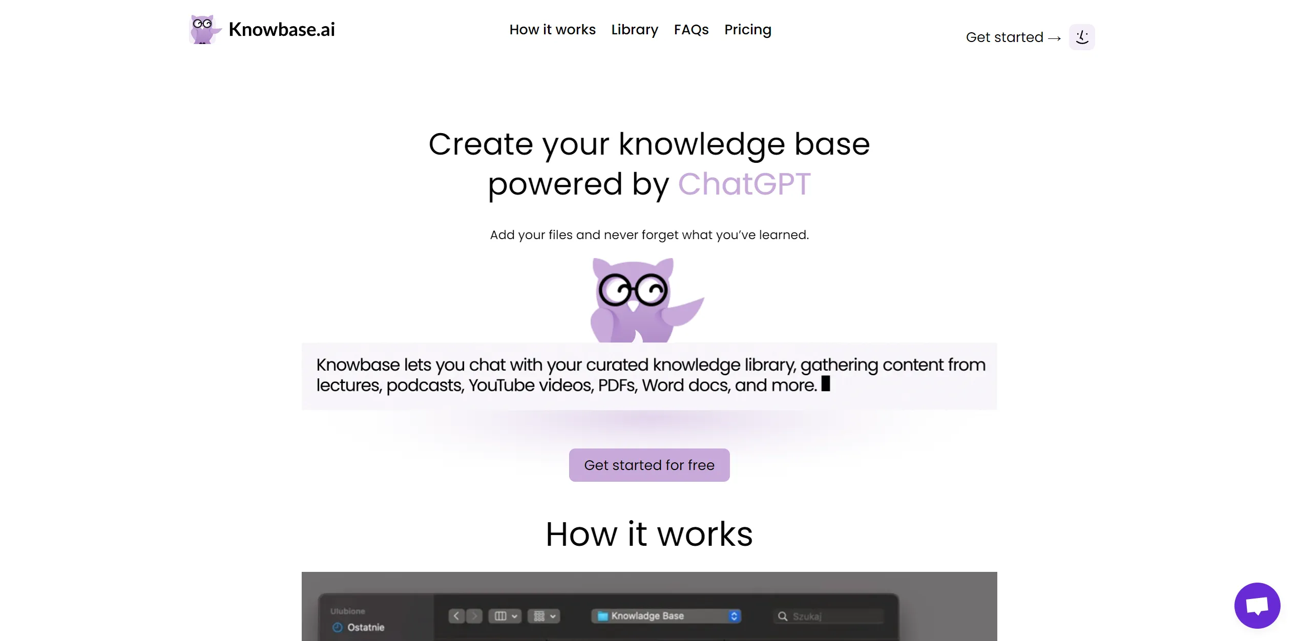 Knowbase.ai screenshot