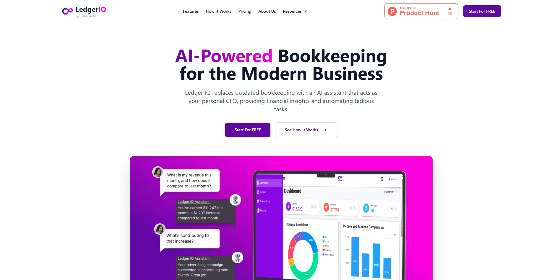 Ledger IQ screenshot