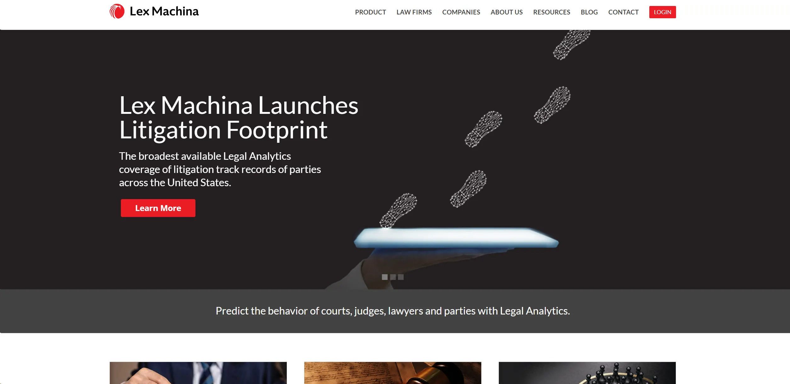 Lex Machina screenshot