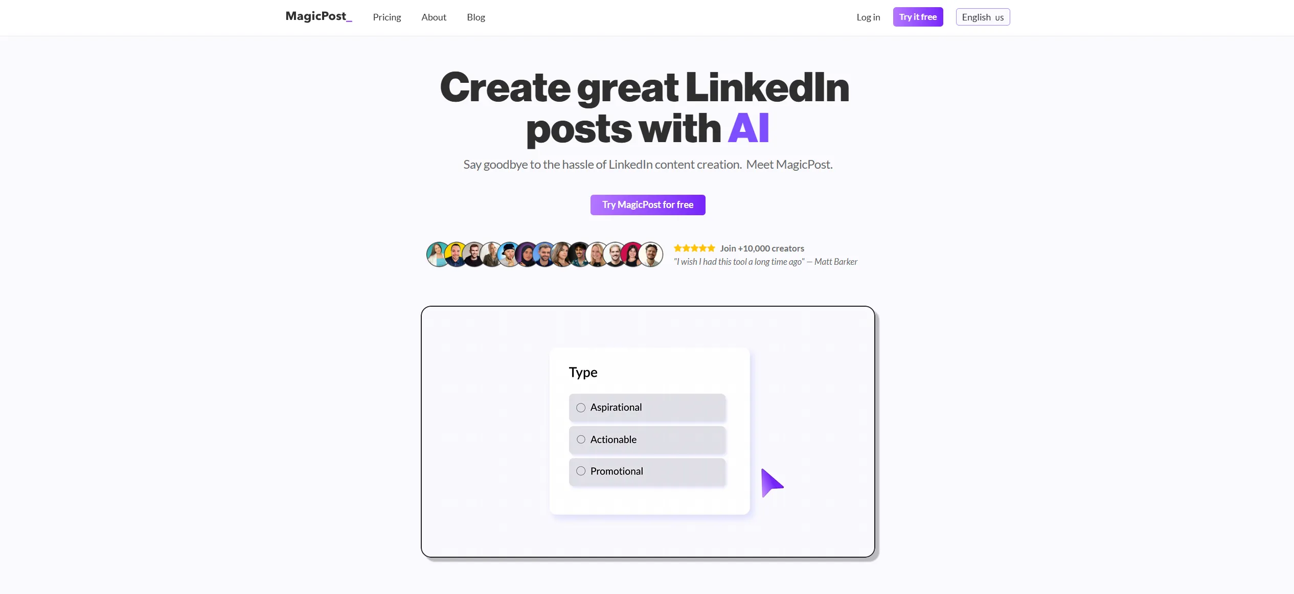 MagicPost screenshot