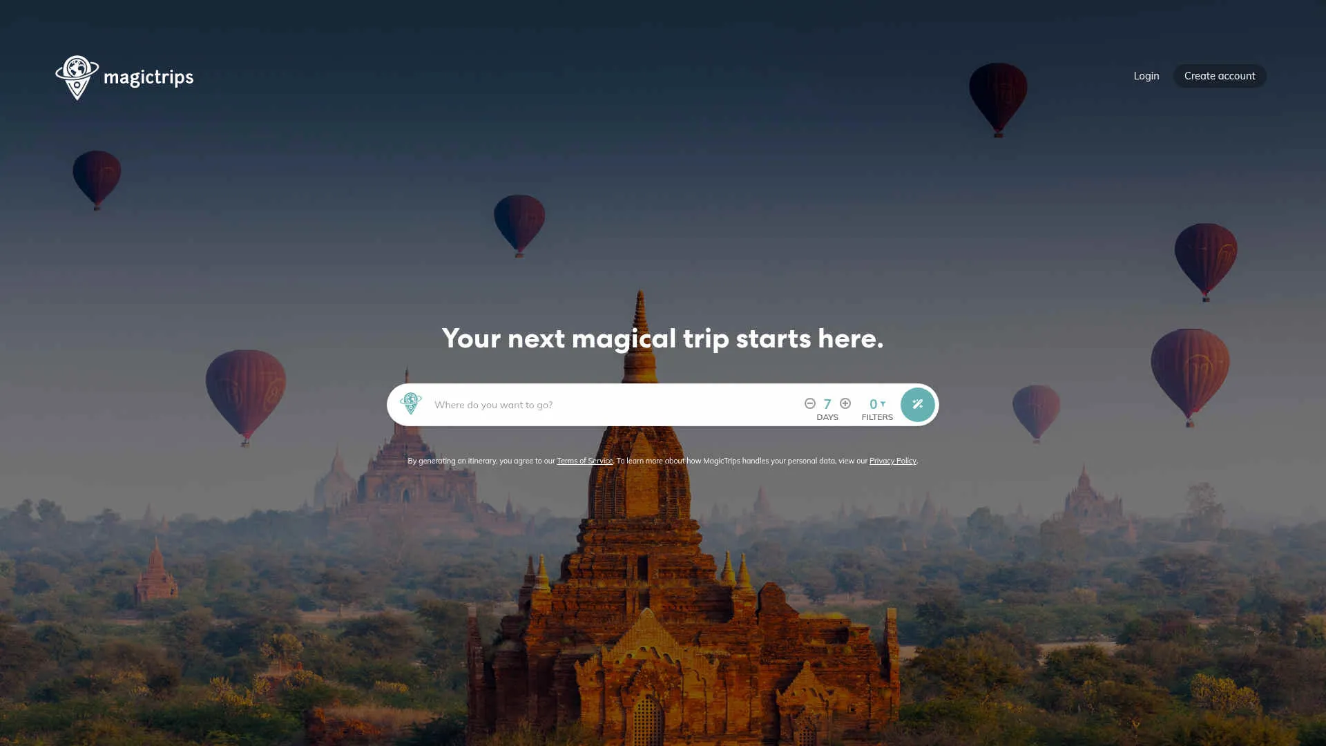 MagicTrips screenshot