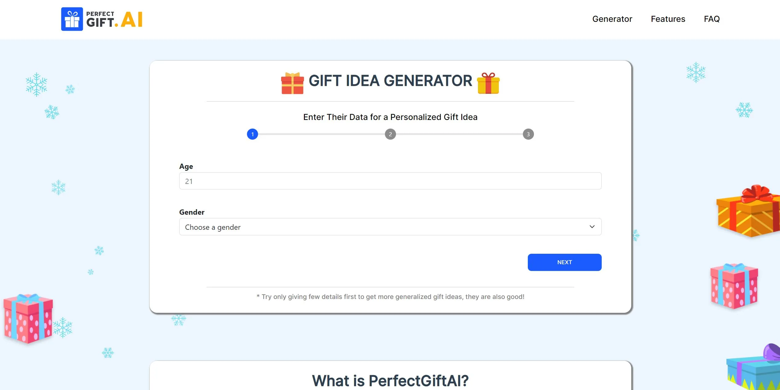 PerfectGift screenshot