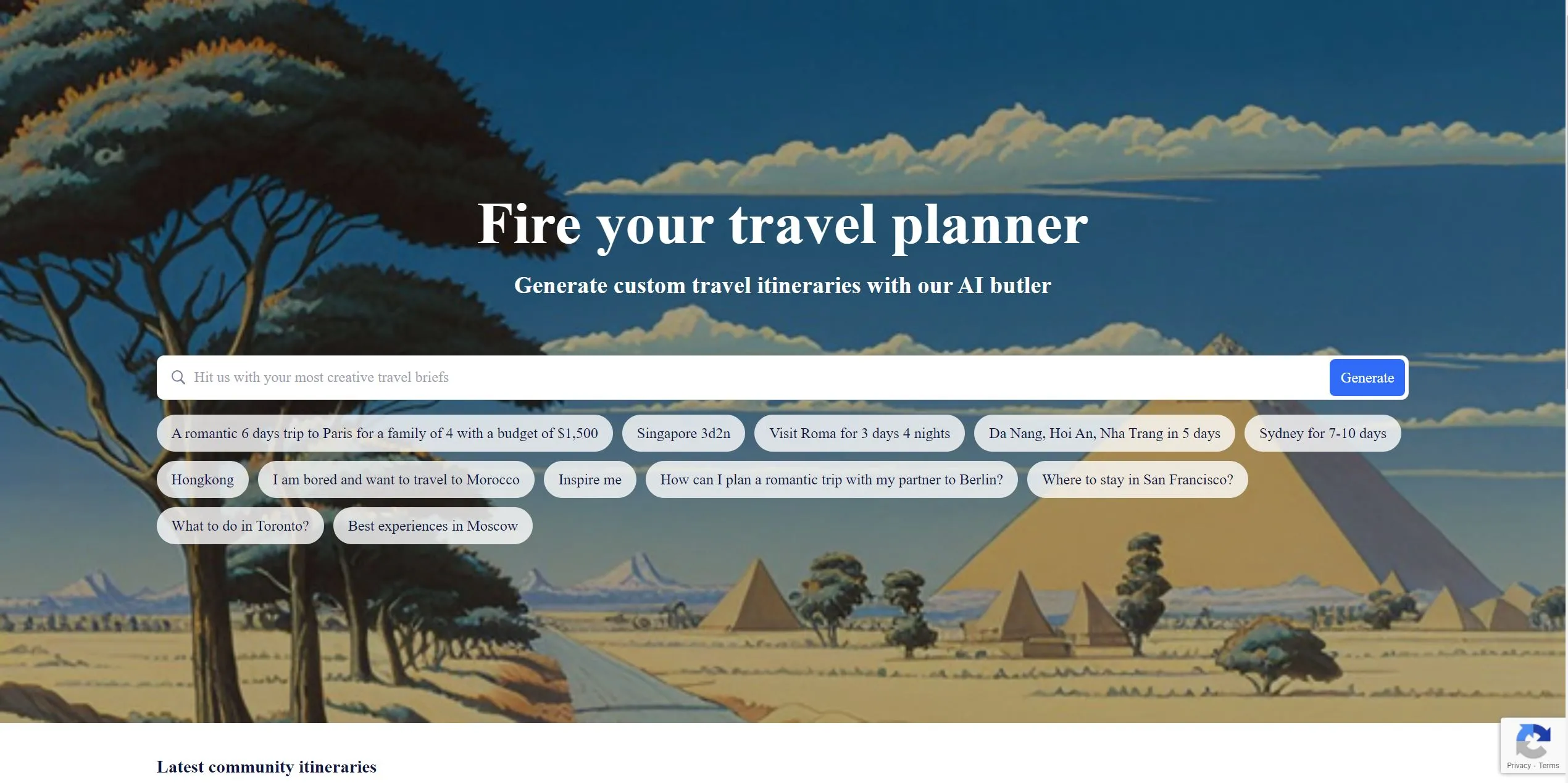 PlanTrips screenshot