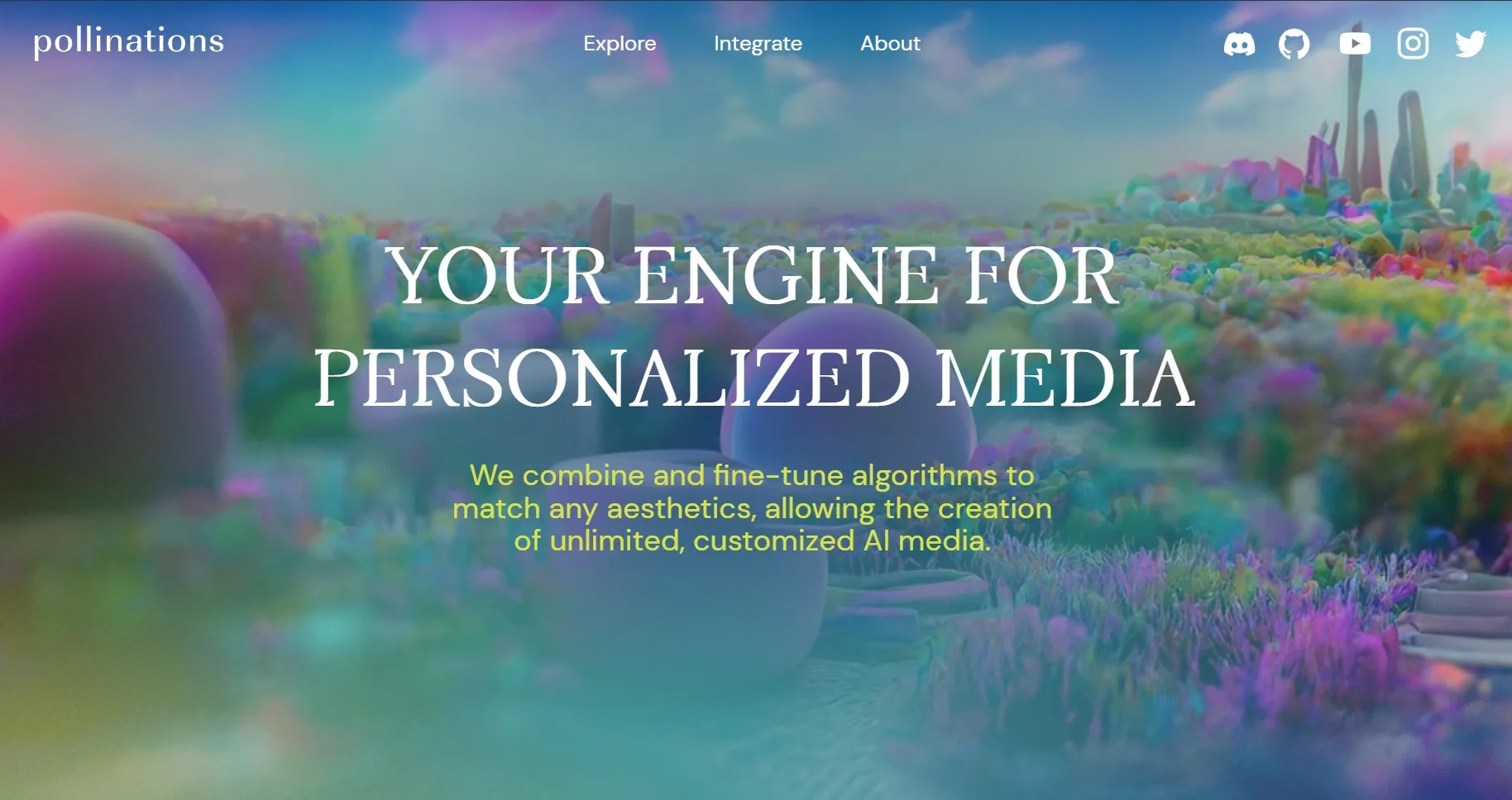 Pollinations screenshot