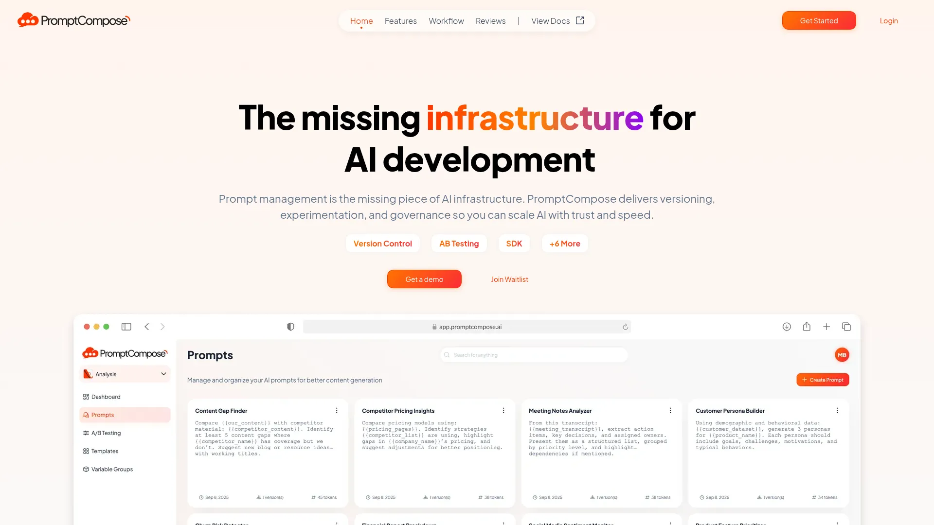 PromptCompose screenshot
