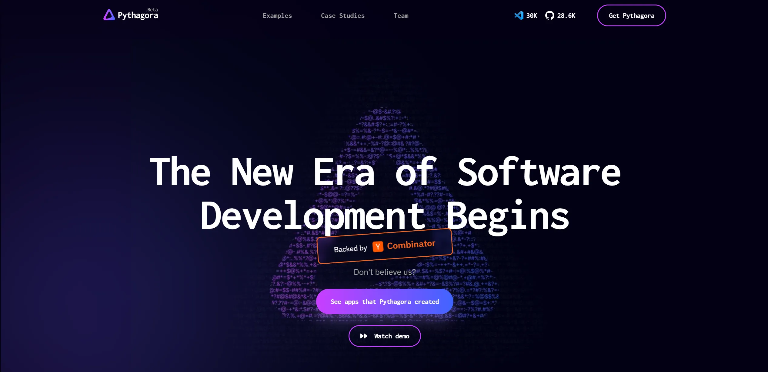 Pythagora screenshot