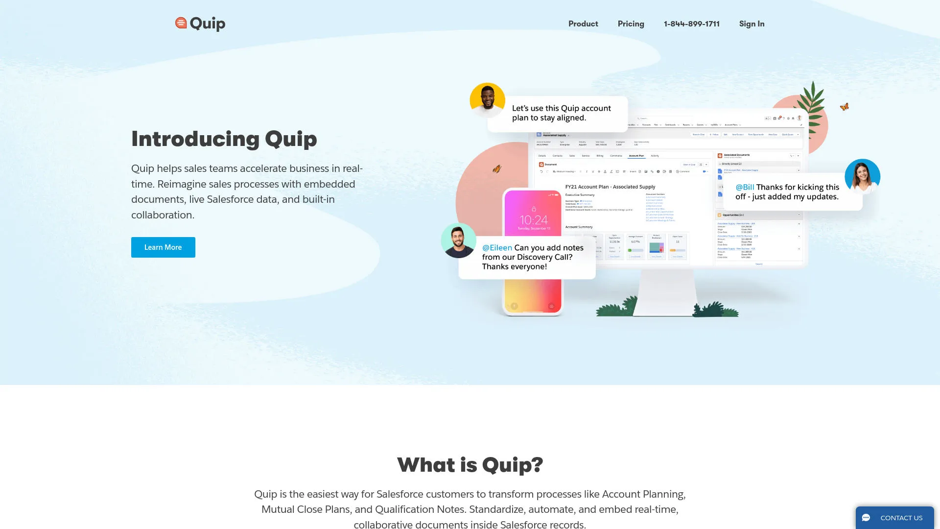Quip screenshot