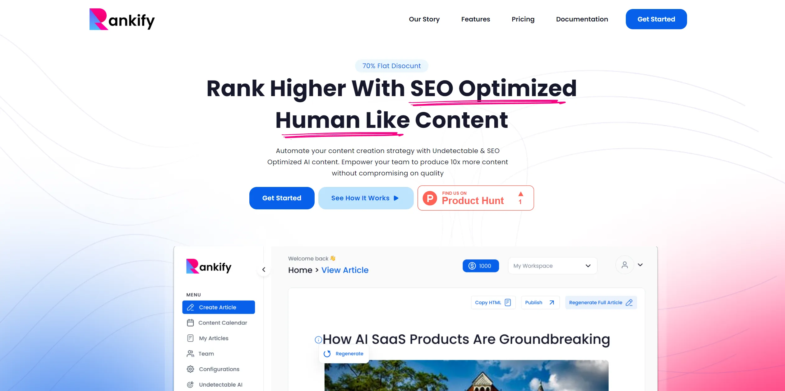 Rankify AI screenshot