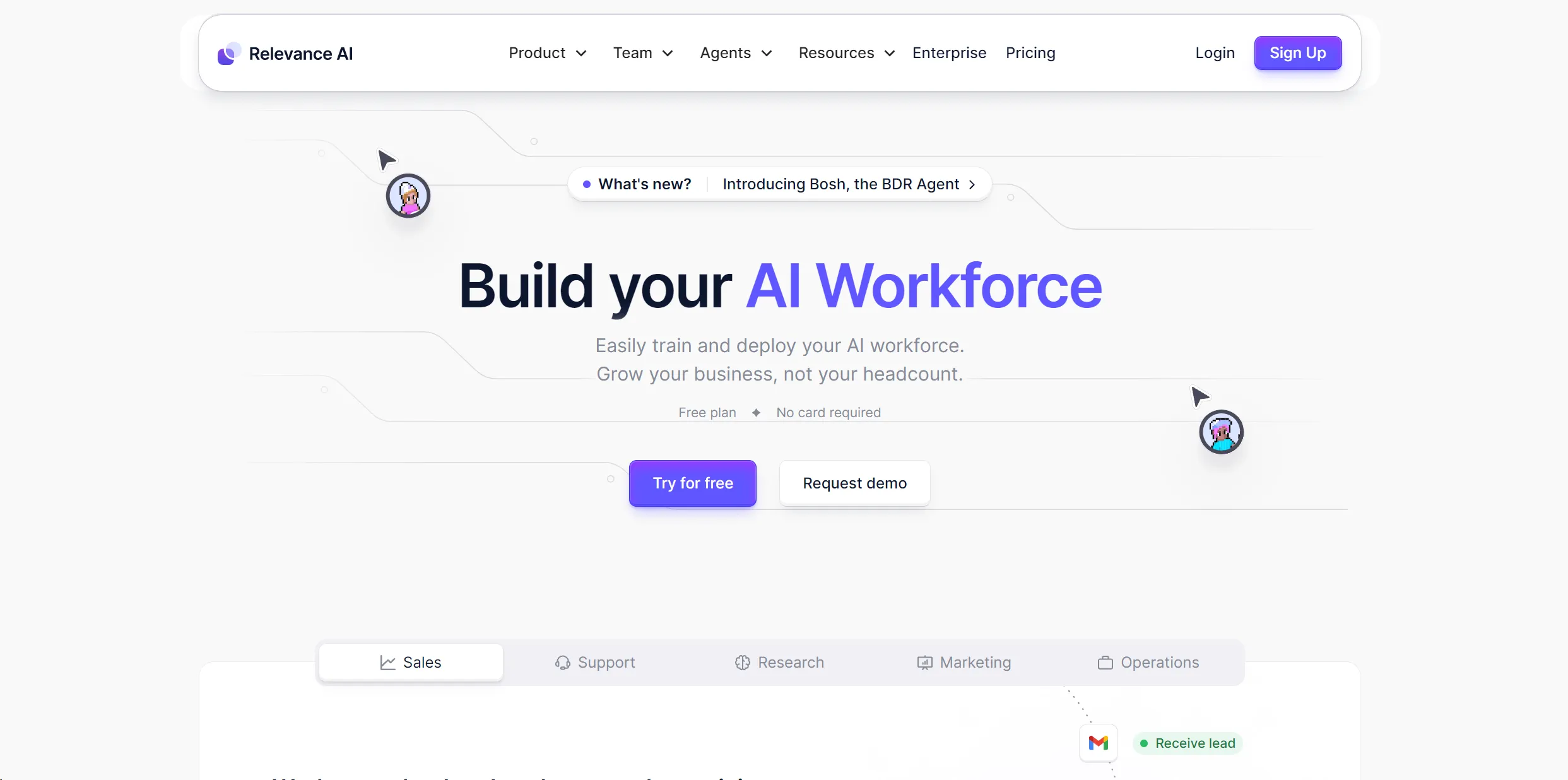 Relevance AI screenshot