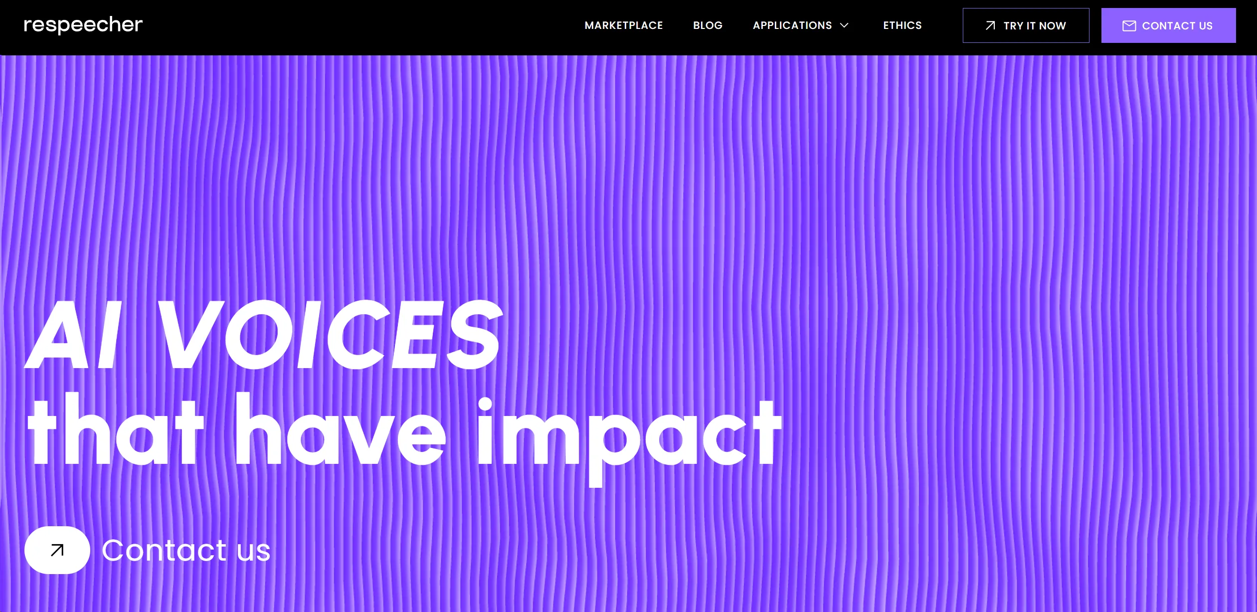 Respeecher screenshot