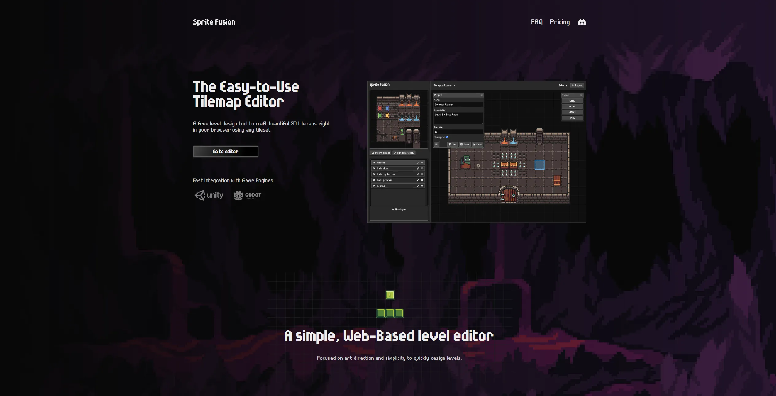 Sprite Fusion screenshot