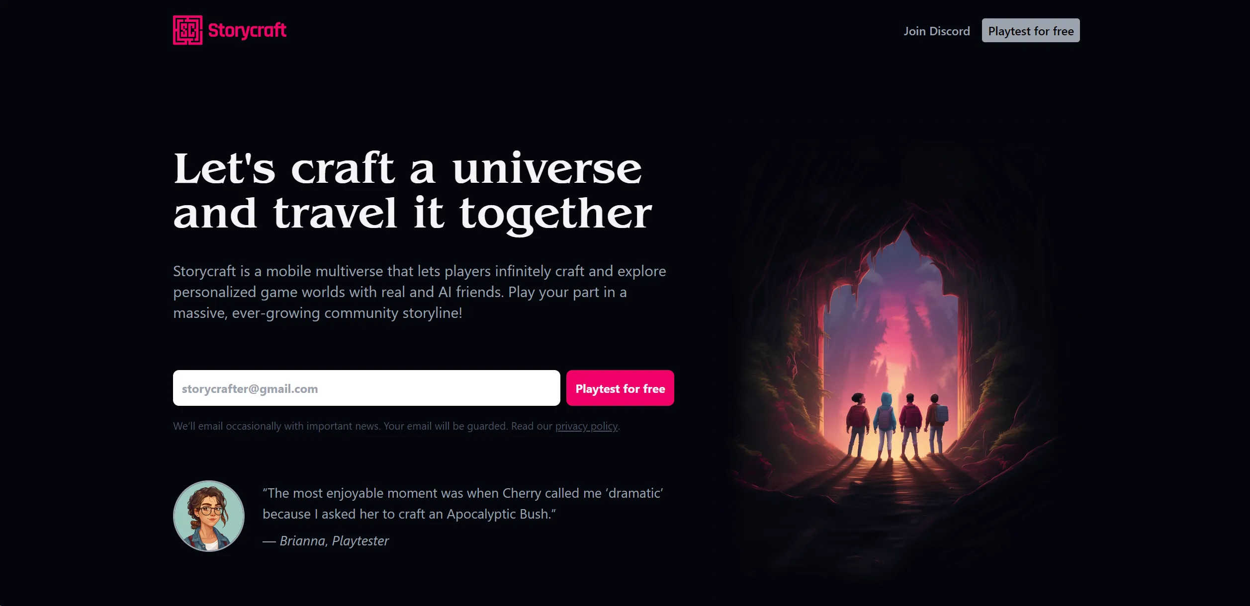 Storycraft screenshot