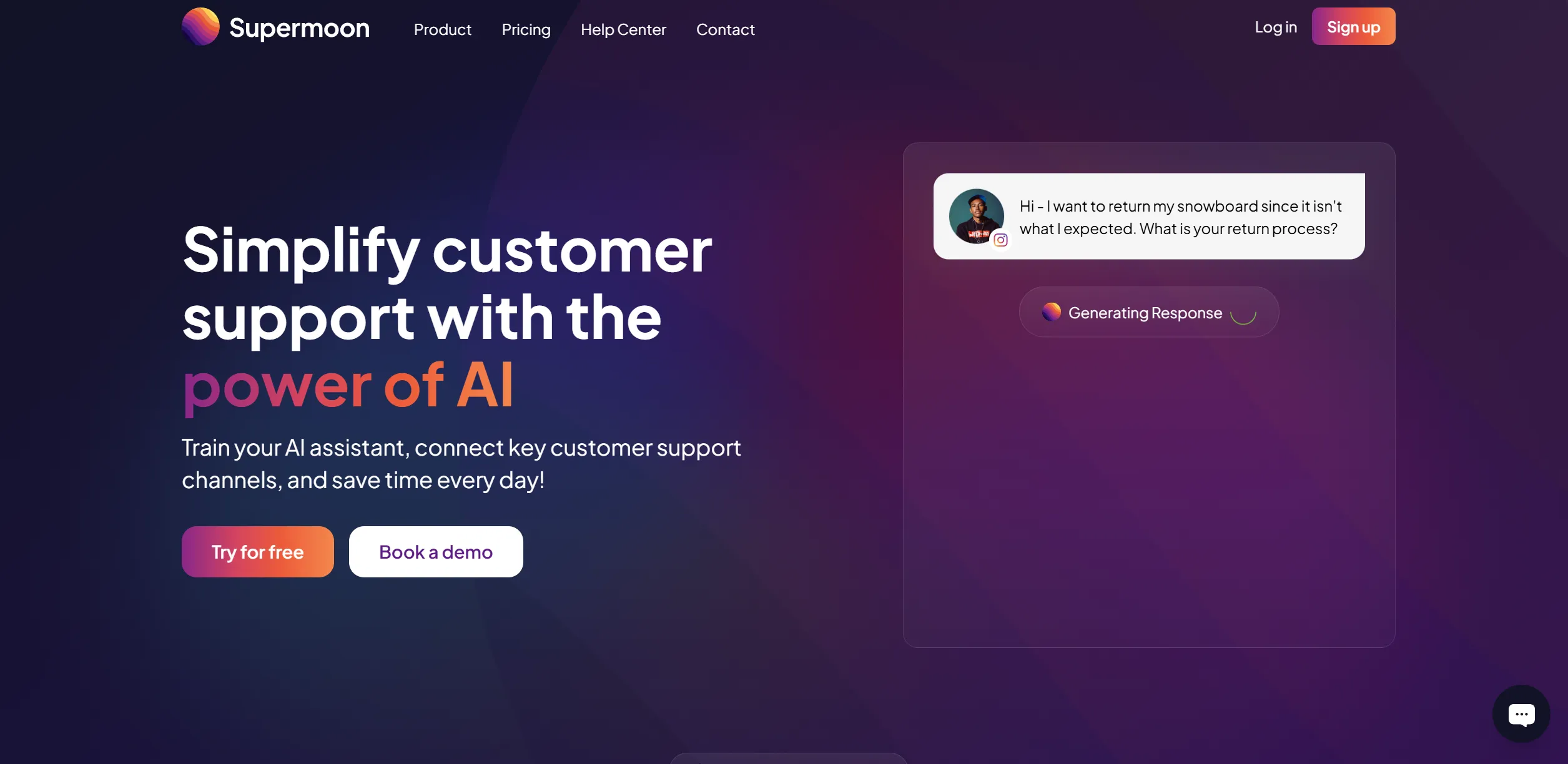 Supermoon screenshot