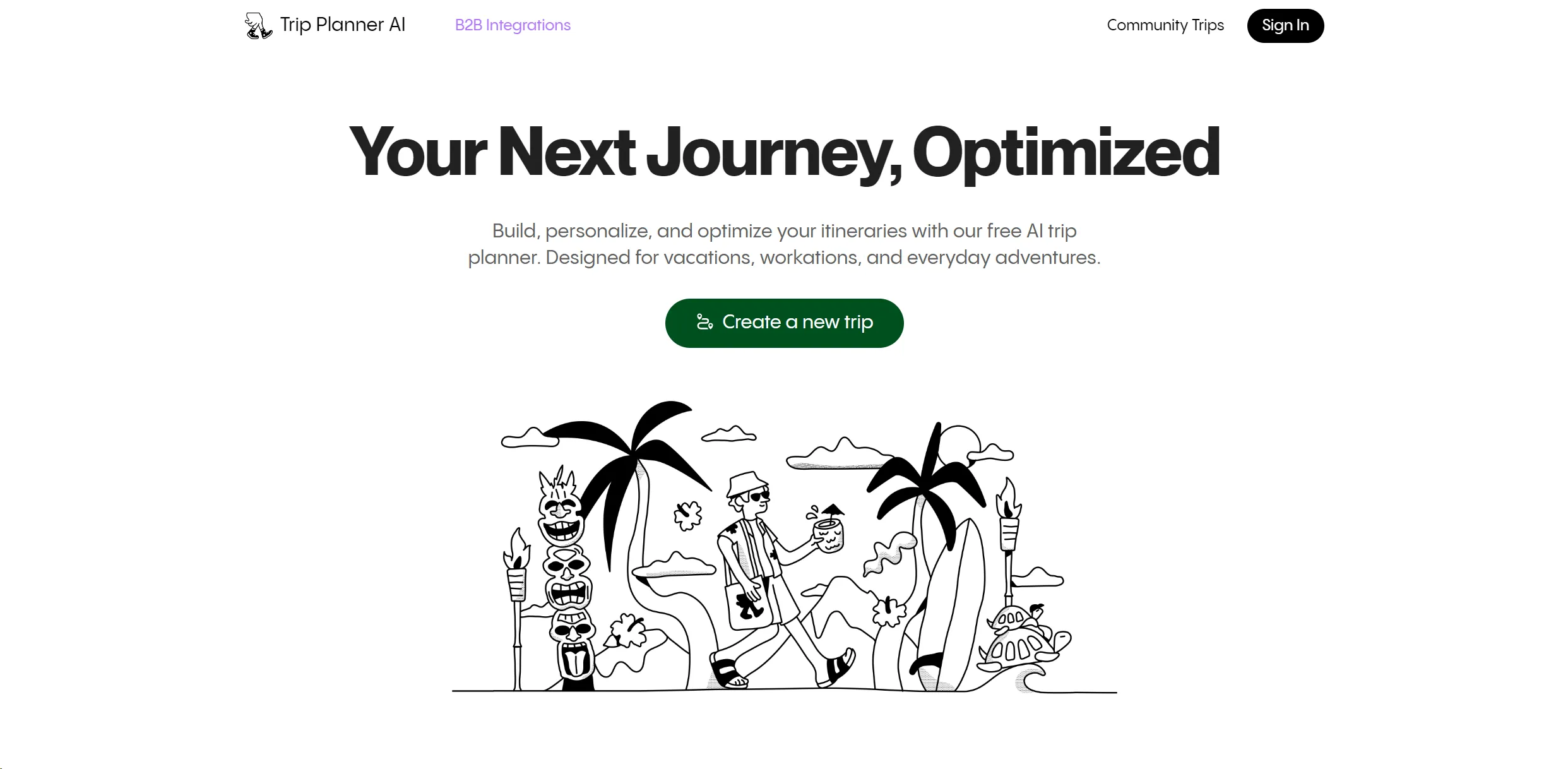 Tripplanner screenshot