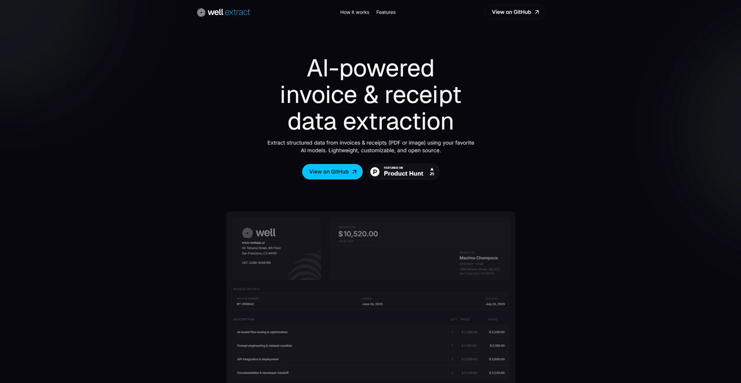 Well Extract screenshot